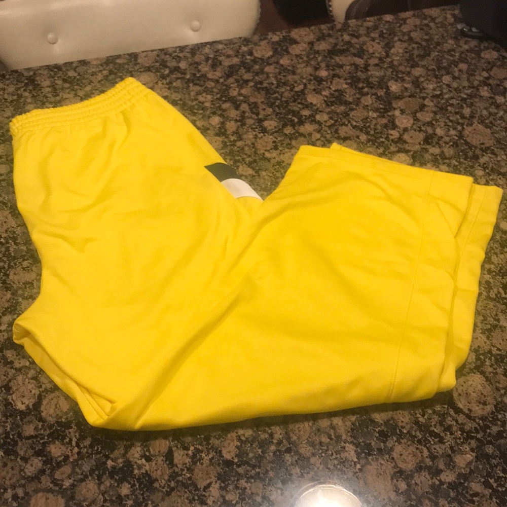 Maize University of Michigan Adidas Athletic Pants